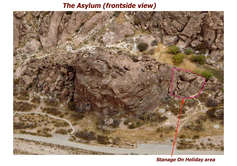 Asylum Frontside Aerial View