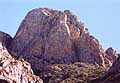 West side of North Rabbit Ear showing Awful Buttress, Feb 2002