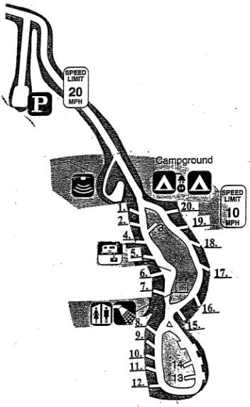 Map of Campground Area