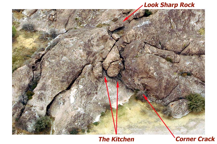 Aerial Photo of Kitchen Area